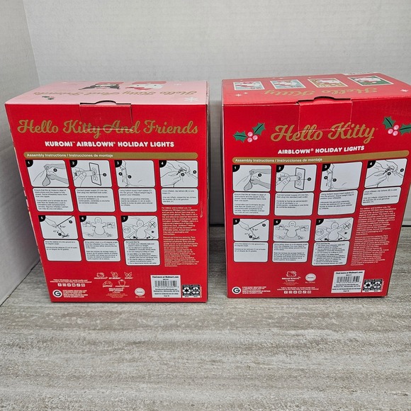 Hello Kitty Airblown Holiday Lights Inflatable Kuromi and Hello Kitty Christmas - Picture 4 of 11